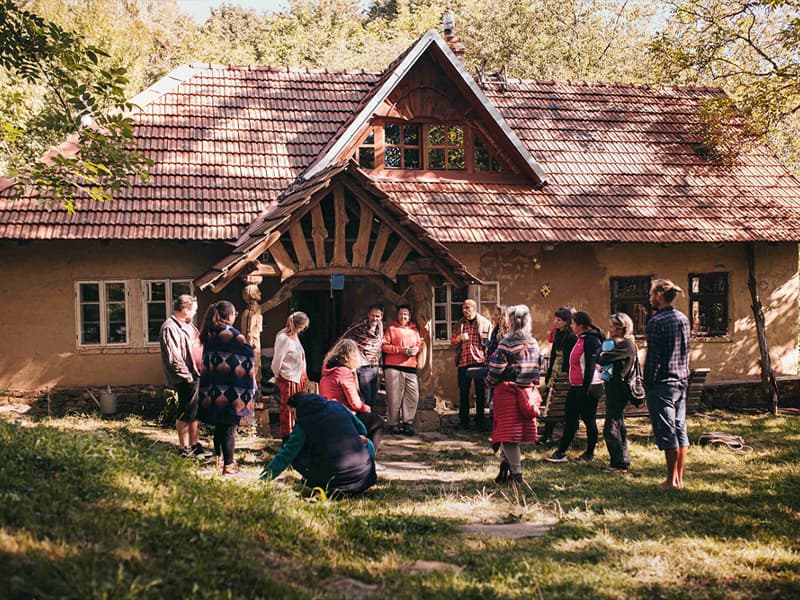 Společné setkání u chalupy na Žítkové
